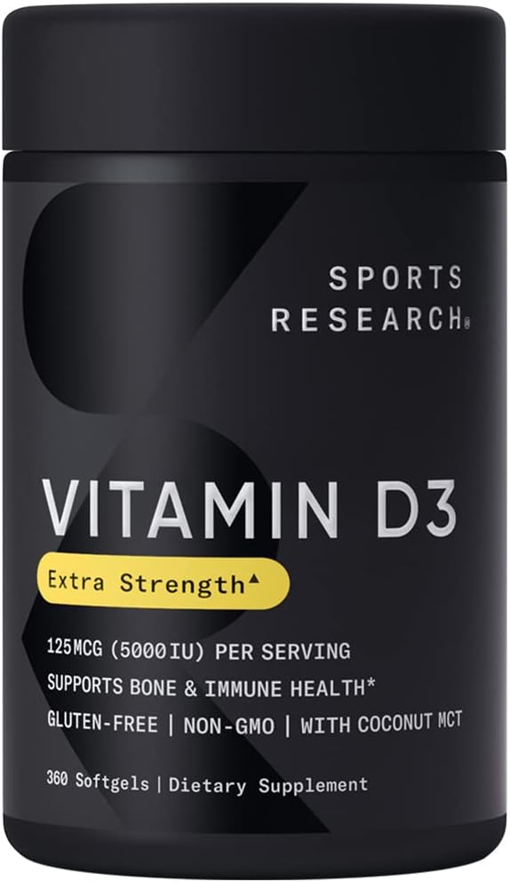 SPORTS RESEARCH VITAMIN D3 5000 IU